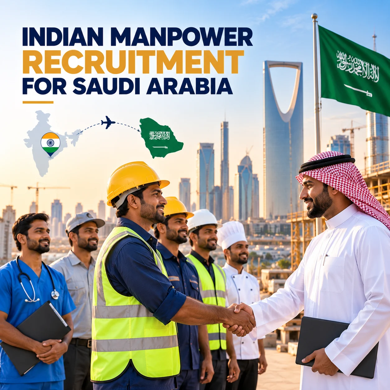 Indian Manpower Recruitment for Saudi Arabia