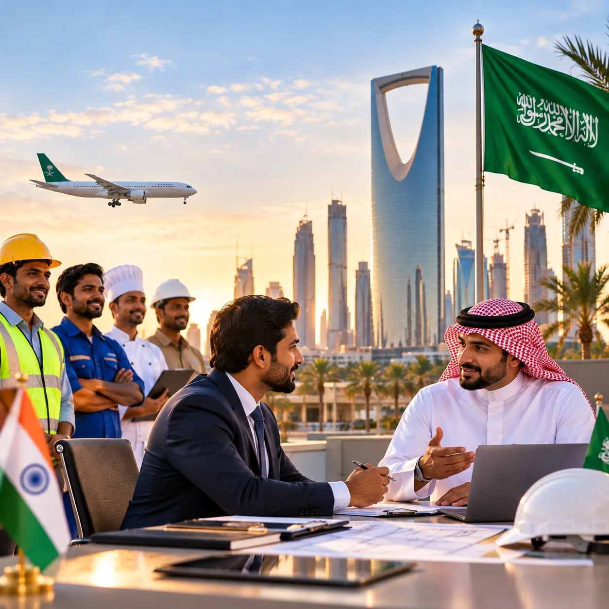 Manpower Recruitment from India to Saudi Arabia